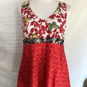 CABI butterfly tank top size M extra long